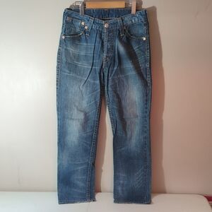 Vintage Levi’s 901 32x33 Relaxed Straight Leg Jeans 31X32 Made In Japan Tapered